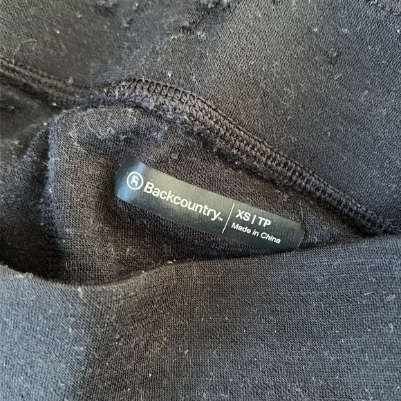 Backcountry Merino Wool base layer set pants & long sleeve half zip top - Picture 3 of 6